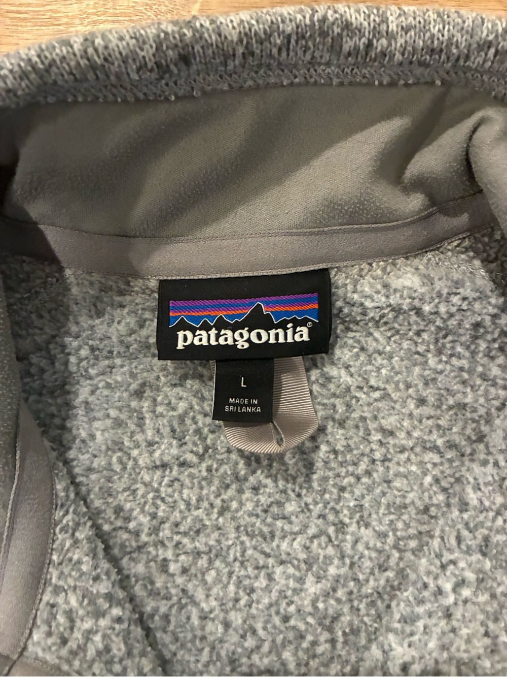 Patagonia Gray Heather Full-Zip Teddy Fleece Jacket - Picture 2 of 3